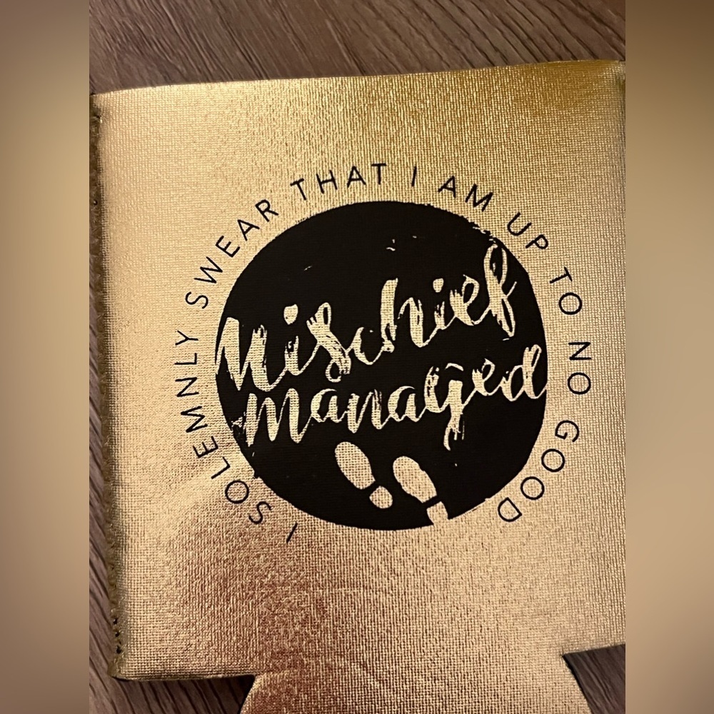 Harry Potter Gold Koozie